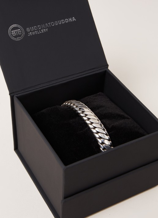 Buddha to Buddha Ben small armband van zilver  - detail zilver