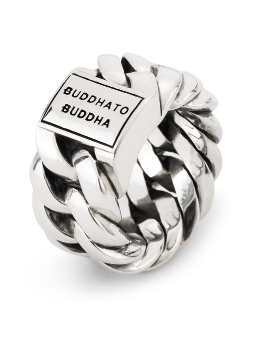 Buddha to Buddha Chain ring van zilver - detail 4 zilver