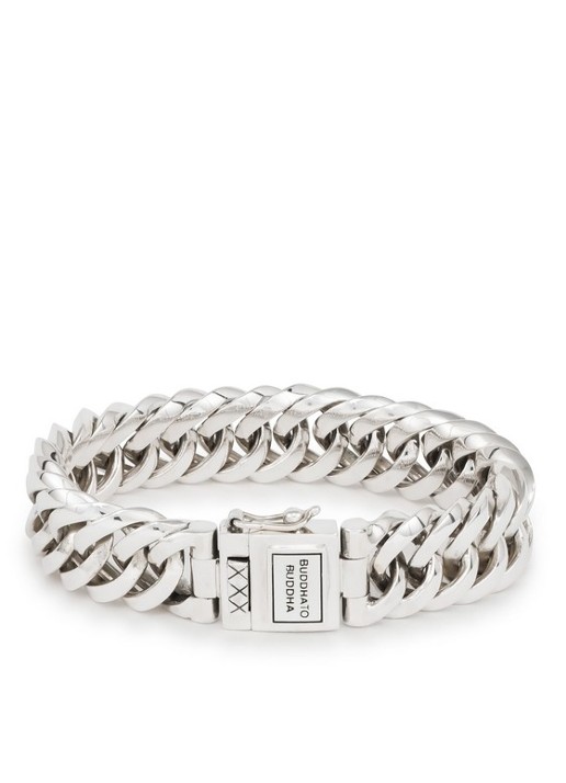 Buddha to Buddha Chain Small schakelarmband van zilver