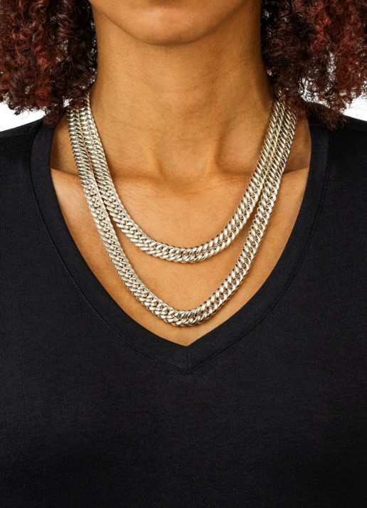 Buddha to Buddha Chain XS ketting van zilver  - detail 4 zilver