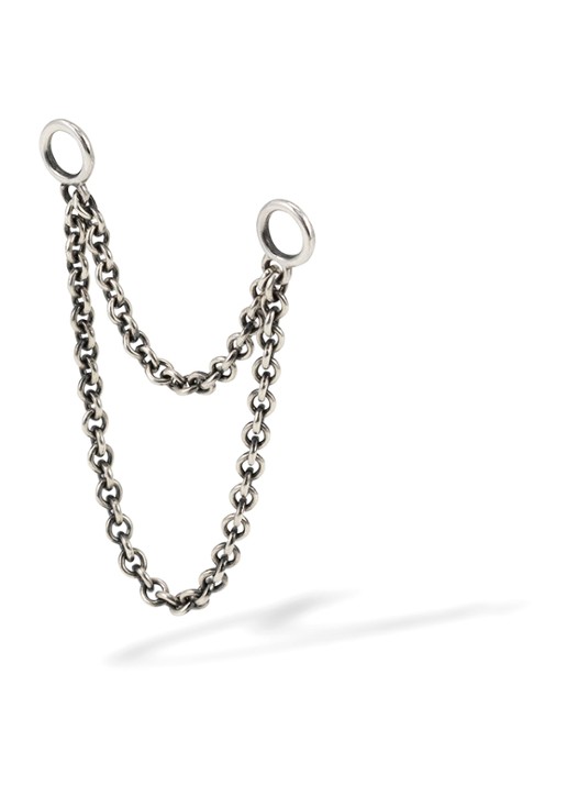 Buddha to Buddha Double Chain enkele ooring