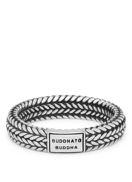 Buddha to Buddha Ellen Small ring van zilver - voorkant 5 zilver