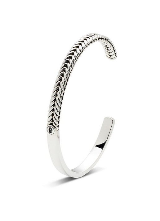 Buddha to Buddha Katja bangle van zilver - detail zilver
