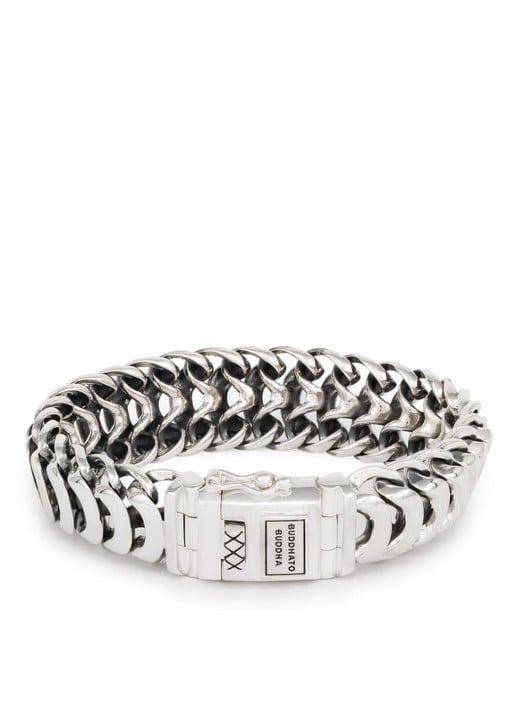 Buddha to Buddha Lars schakelarmband van zilver