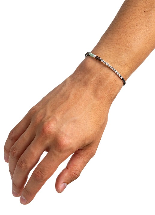 Buddha to Buddha Spirit armband van zilver - detail 2 zilver