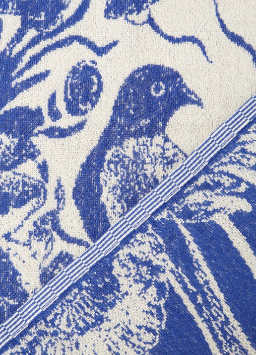 Bunzlau Castle Rijksmuseum Delftsblauw keukendoek van  katoen 53 x 60 cm  - detail blauw