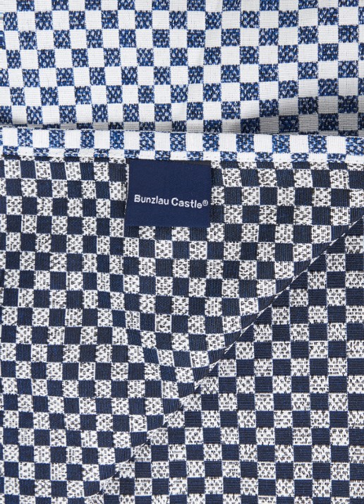 Bunzlau Castle Tafelkleed 140 x 260 cm - detail donkerblauw