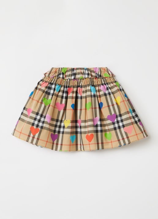Burberry Ama rok met ruitdessin