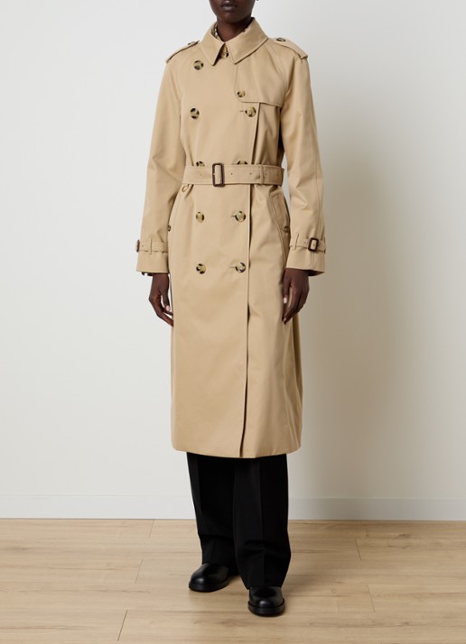 Burberry Asymmetrische trenchcoat met paspelzakken