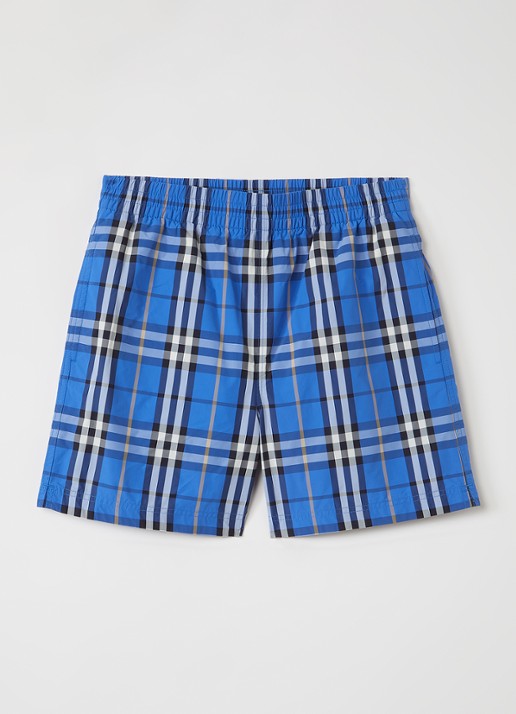 Burberry Atticus zwemshorts met ruitdessin