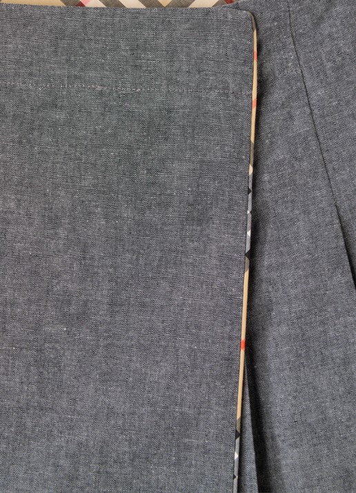 Burberry Broekrok met plooidetail - detail grijs
