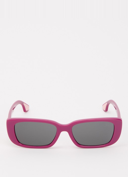 Burberry Butterfly zonnebril JB4006U - detail fuchsia