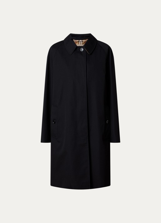 Burberry Camden trenchcoat met steekzakken - voorkant 2 zwart