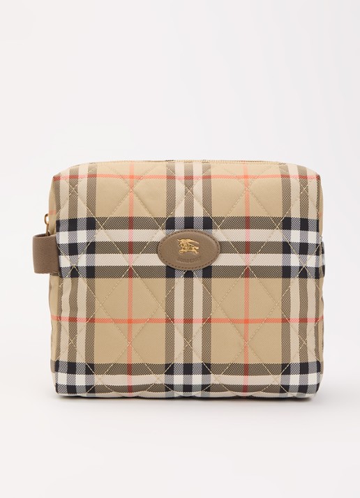 Burberry Cardiff toilettas met ruitdessin
