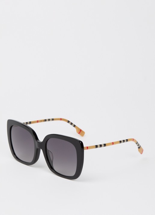 Burberry Caroll zonnebril BE4323F - voorkant zwart
