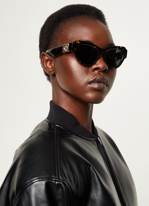 Burberry Cat Eye zonnebril BE4423 - voorkant 5 donkerbruin