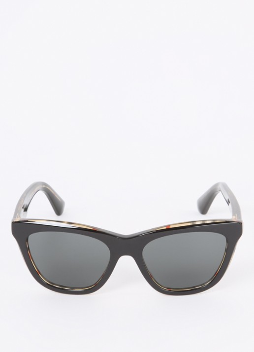 Burberry Cat Eye zonnebril BE4435 - detail zwart