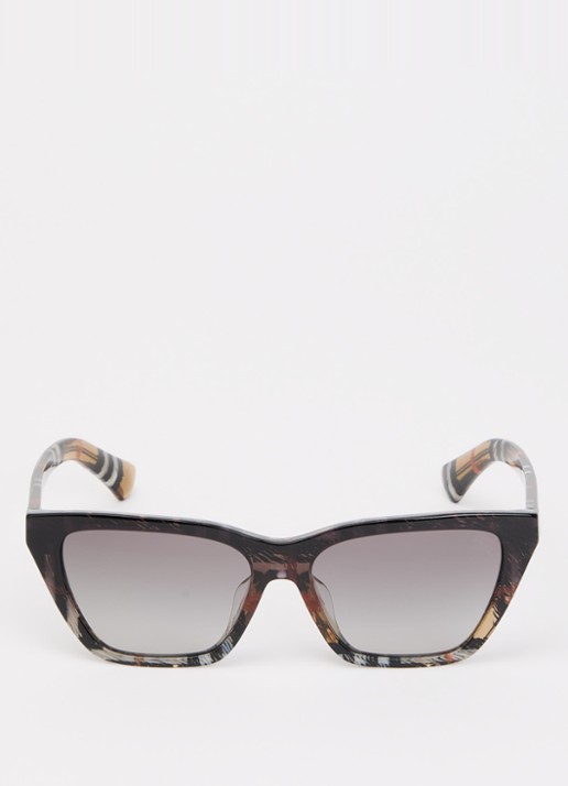 Burberry Cat Eye zonnebril BE4468F - detail donkerbruin