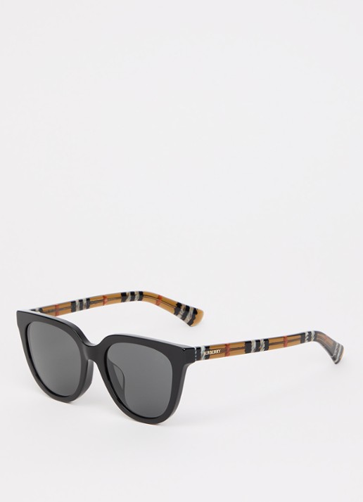 Burberry Cat Eye zonnebril BE4469F - voorkant 4 zwart