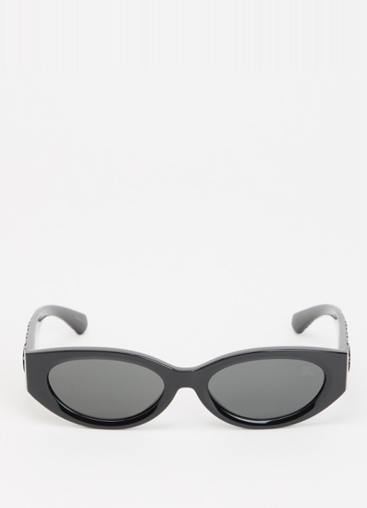 Burberry Cat Eye zonnebril BE4505U - detail zwart