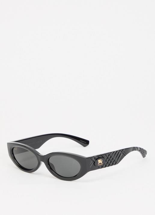 Burberry Cat Eye zonnebril BE4505U - voorkant 4 zwart