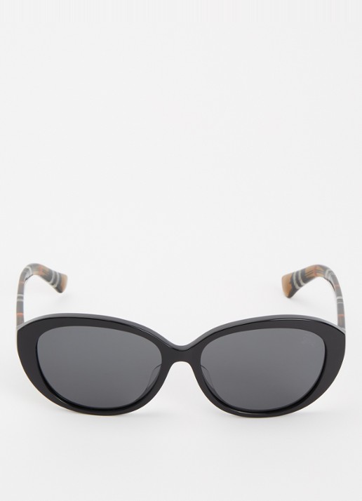 Burberry Cat Eye zonnebril BE4507D - detail 2 zwart