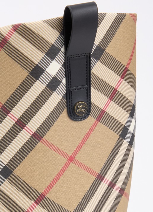 Burberry Cavalier laars met ruit dessin - detail 5 beige