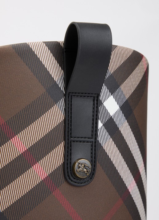 Burberry Cavalier laars met ruit dessin - detail 3 multicolor