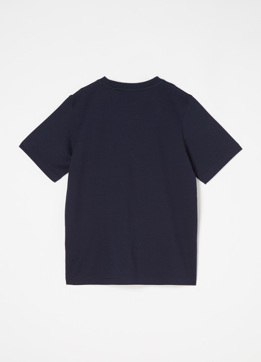 Burberry Cedar T-shirt met logoprint - voorkant 2 blauw