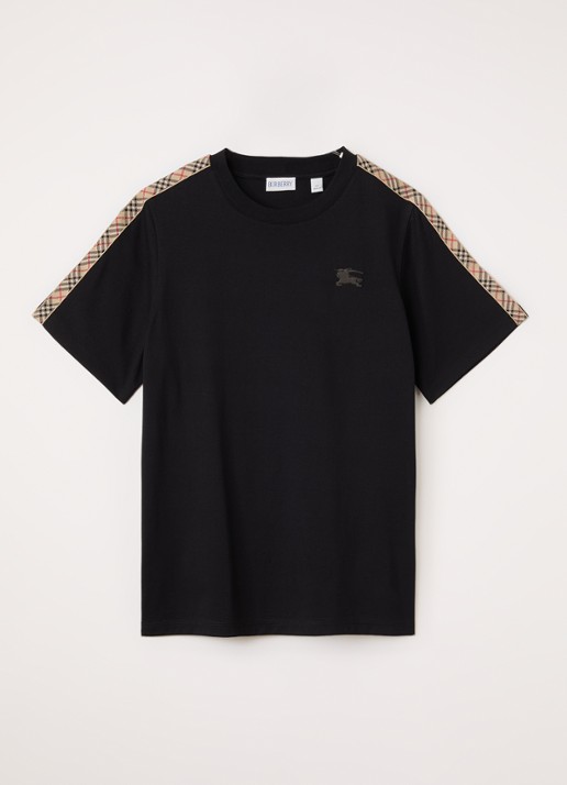 Burberry Cerdar T-shirt met logoborduring