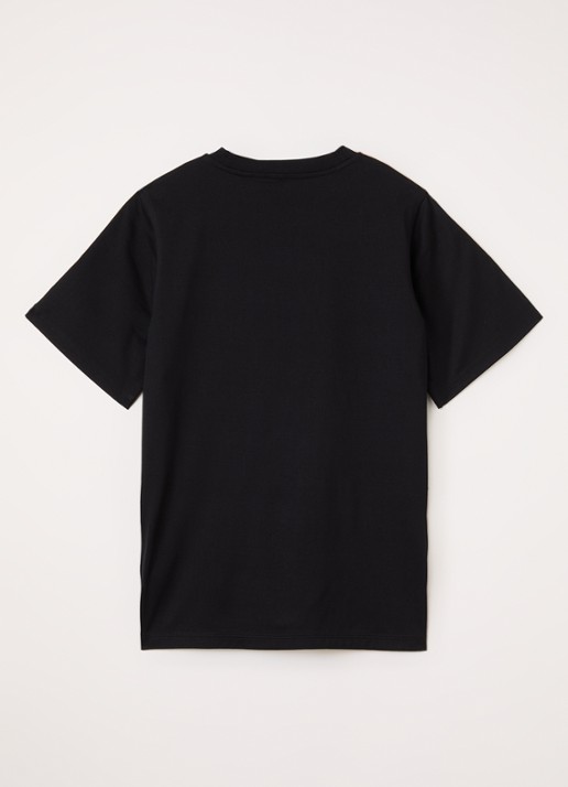 Burberry Cerdar T-shirt met logoborduring - voorkant 2 zwart
