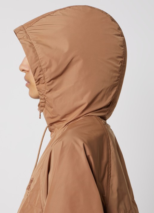 Burberry Charminster parka met logoborduring - detail 2 camel