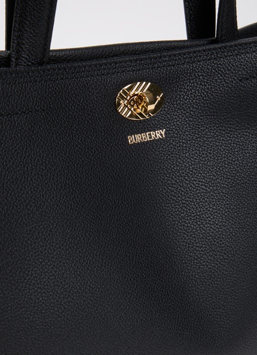Burberry Cotsworld handtas van kalfsleer met afneembare schouderriem - detail 5 zwart