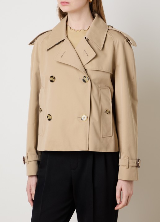 Burberry Double-breasted trenchcoat met steekzakken