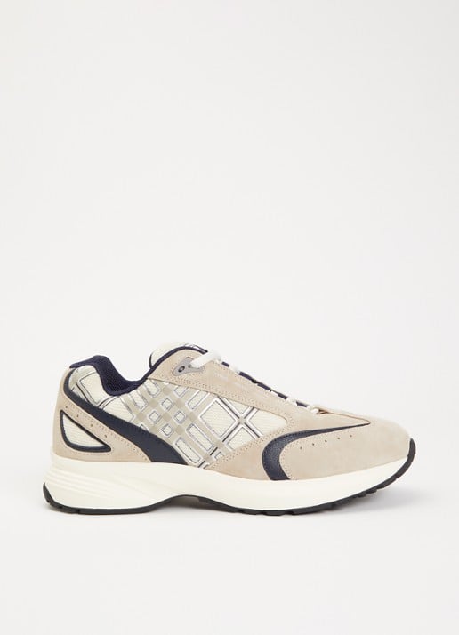 Burberry Eclipse sneaker met kalfssuède details