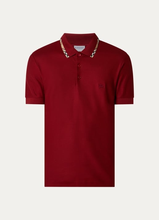 Burberry Eddie regular fit polo met logo