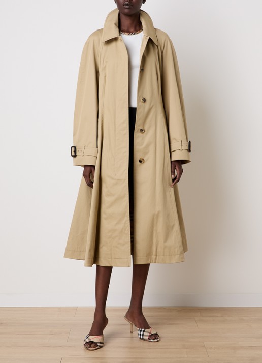 Burberry Ellingham trenchcoat met ceintuur - voorkant 6 beige