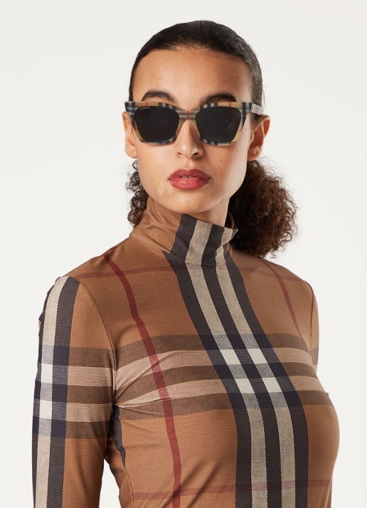Burberry Elsa zonnebril BE4346 - voorkant 2 camel