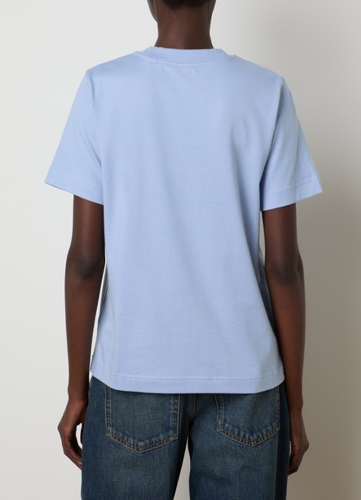 Burberry Frankie T-shirt met logo - achterkant lavendel