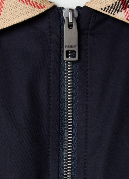Burberry Glenfields jack met steekzakken - detail 6 indigo