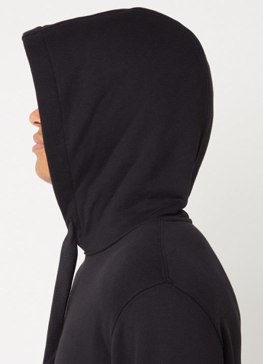 Burberry Hoodie met logoborduring - detail 5 zwart