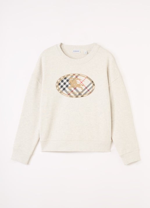 Burberry Isla sweater met logoprint