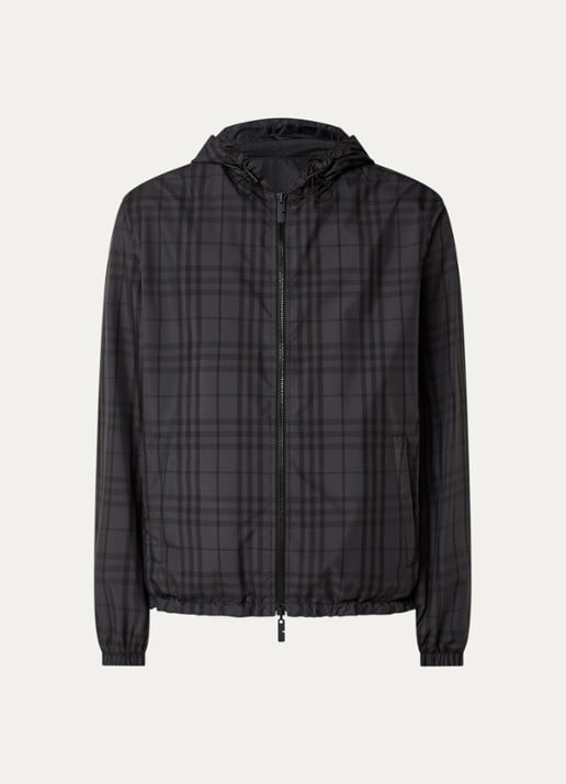 Burberry Jack met ruitdessin en ritszakken