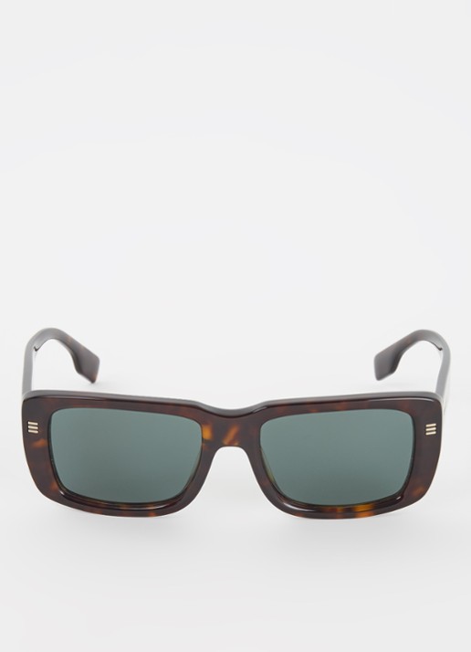 Burberry Javis zonnebril BE4376U  - detail 3 donkerbruin