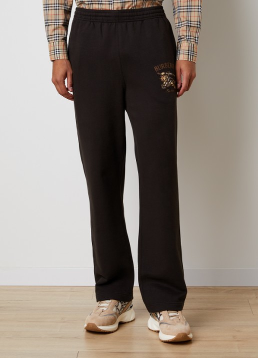 Burberry Jonny straight fit joggingbroek met logoborduring