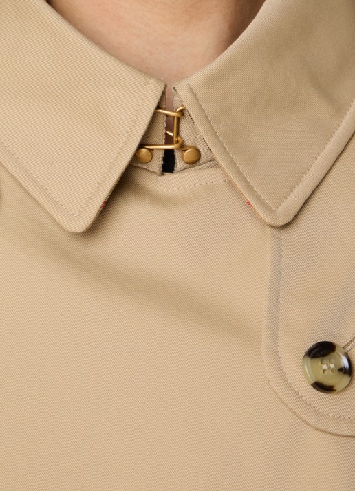 Burberry Kensington trenchcoat met ceintuur - detail 5 beige