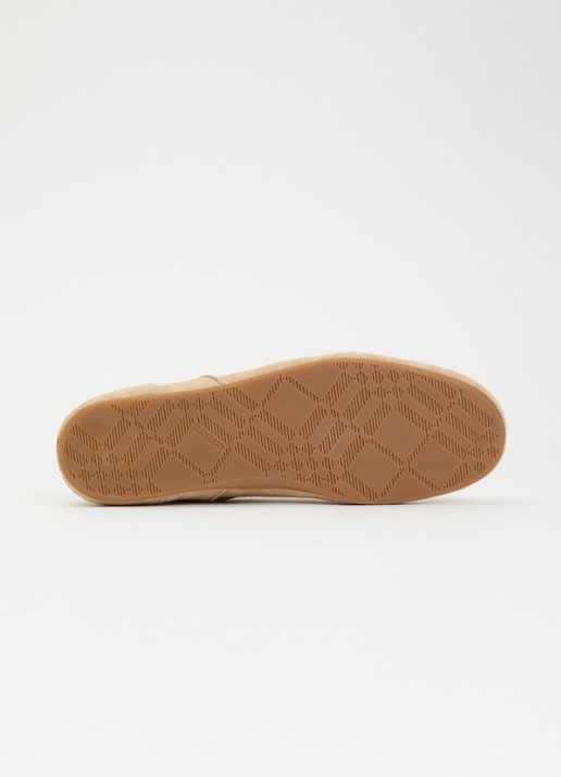 Burberry Knight sneaker van kalfssuède - detail 3 beige