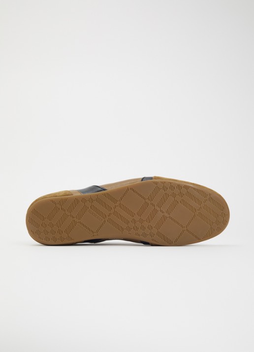 Burberry Knight sneaker van lamsleer met details van kalfssuède - detail 4 camel