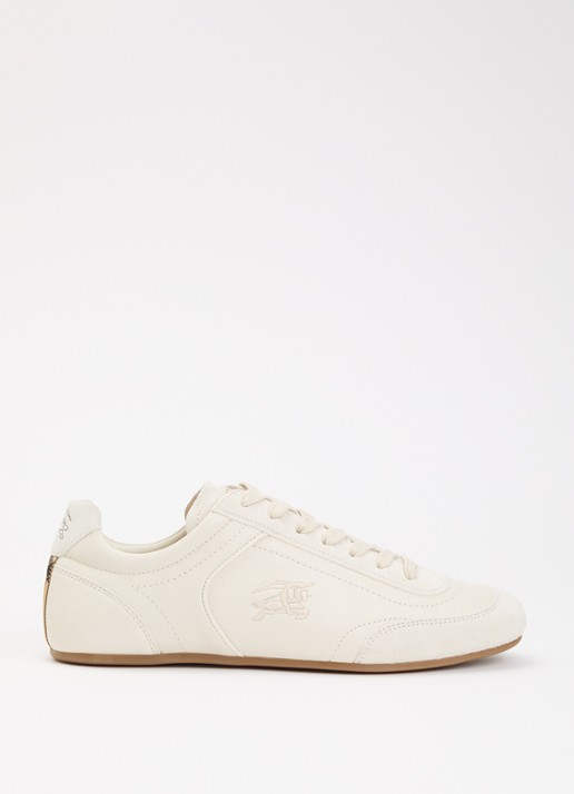 Burberry Knight sneaker van leer met details van suède