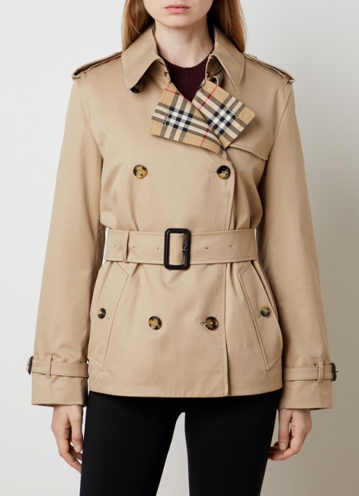 Burberry Lakefield trenchcoat met strikceintuur en steekzakken - detail 4 beige